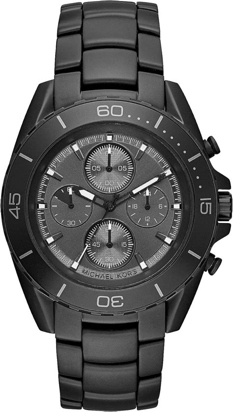 michael kors black jetmaster watch|Men's Michael Kors Jetmaster Black Chronograph Watch MK8485.